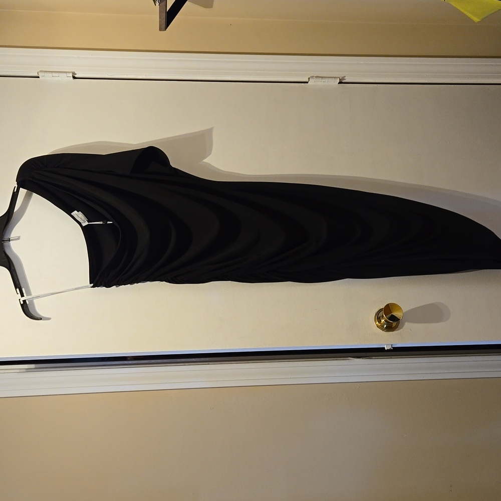 Lover and friends one shoulder black dress NWT size L